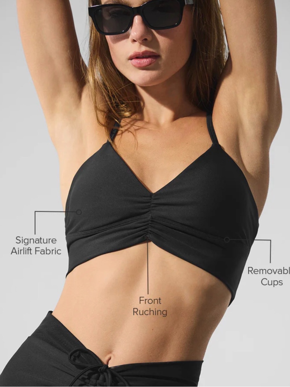 ALO Yoga Airlift Divine Bra in Black